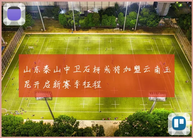 山东泰山中卫石柯或将加盟云南玉昆开启新赛季征程