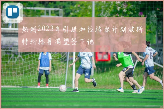 热刺2023年引进加拉格尔计划波斯特科格鲁渴望签下他